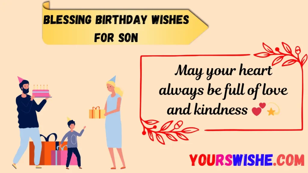 Blessing Birthday Wishes for Son