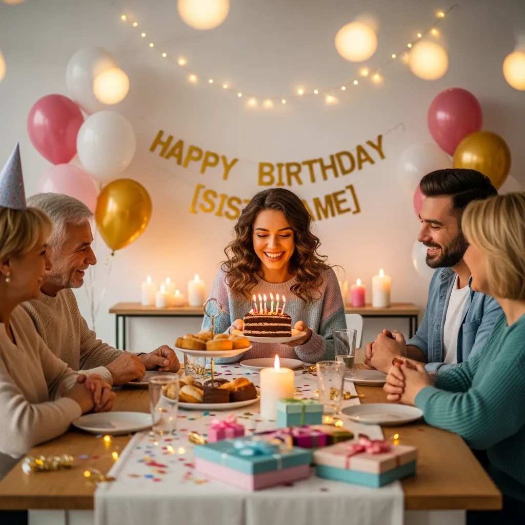 Heart-Touching Birthday Wishes for Sister