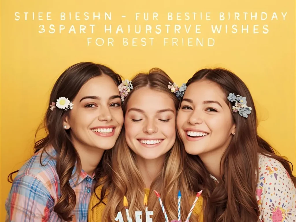 Bestie Birthday Wishes for Best Friend