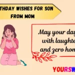 Birthday Wishes for Son from Mom