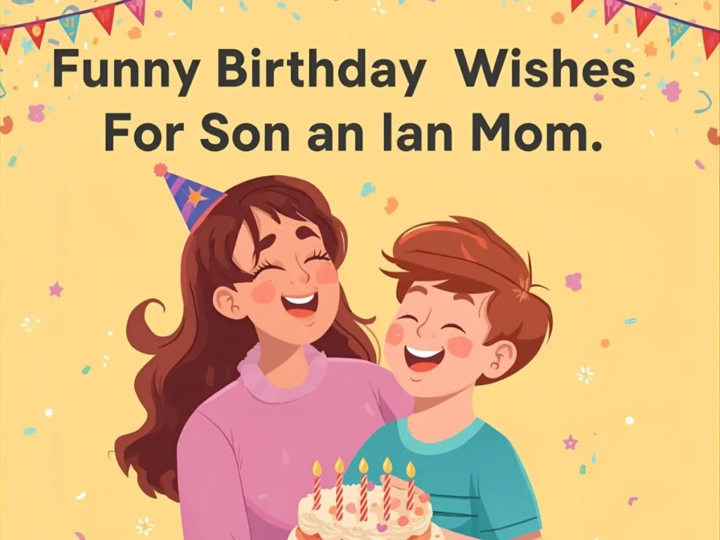 Funny Birthday Wishes for Son from Mom
