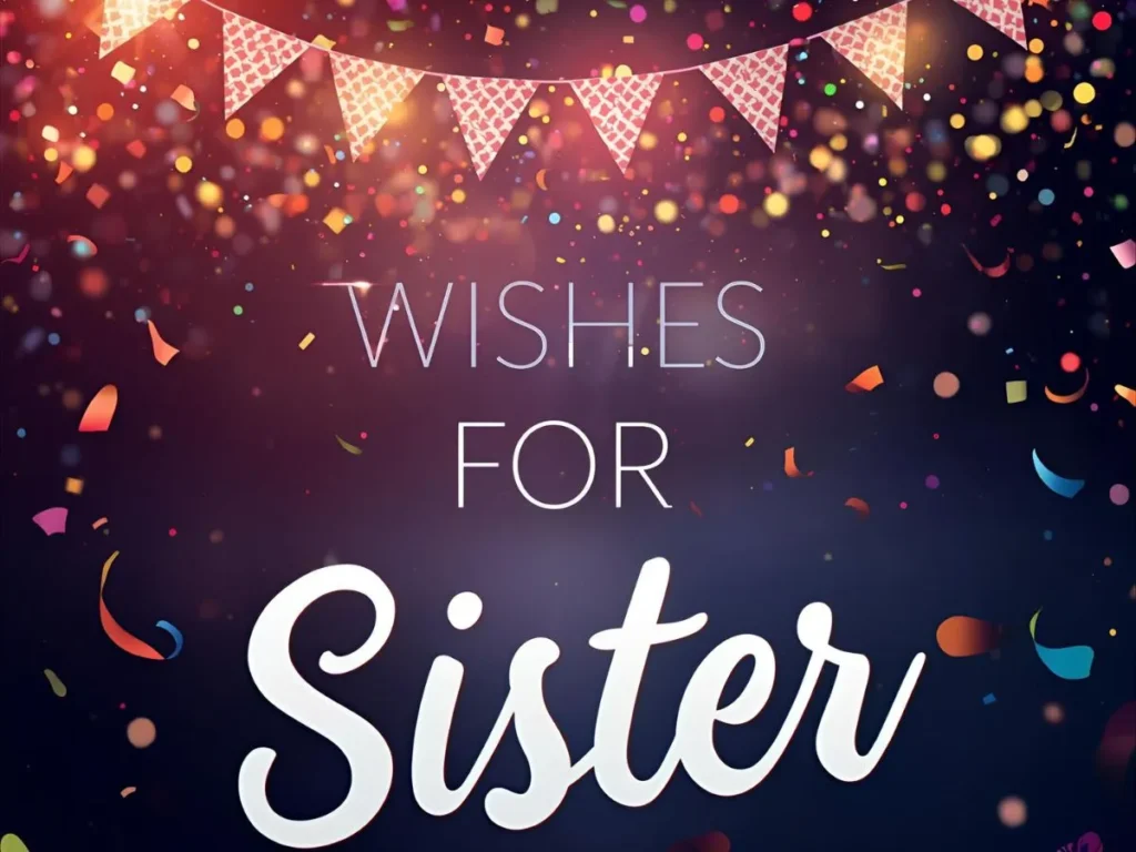 Short Birthday Wishes for Sister