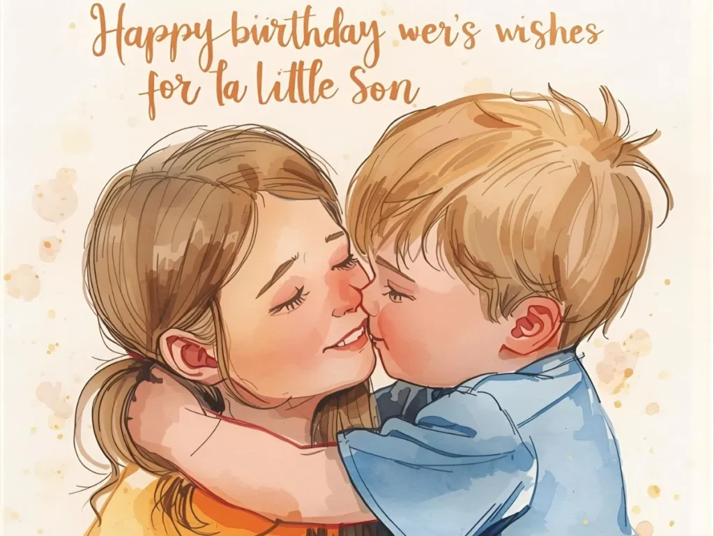 Touching Birthday Wishes for Little Son