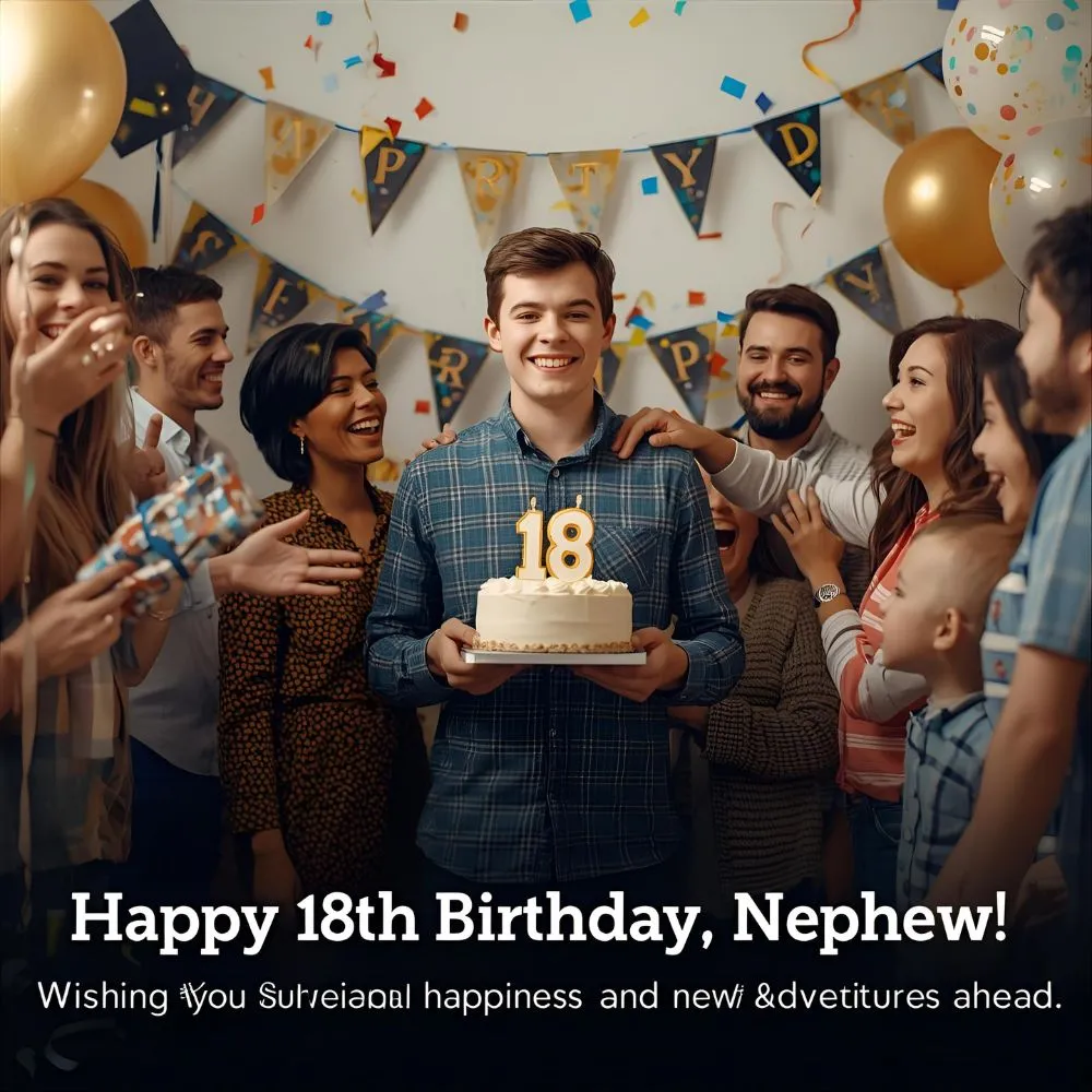 18 Year Old Nephew Birthday Message 🎂🎓