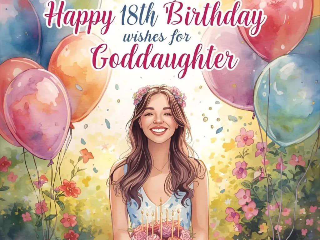 18th Birthday Wishes for Goddaughter