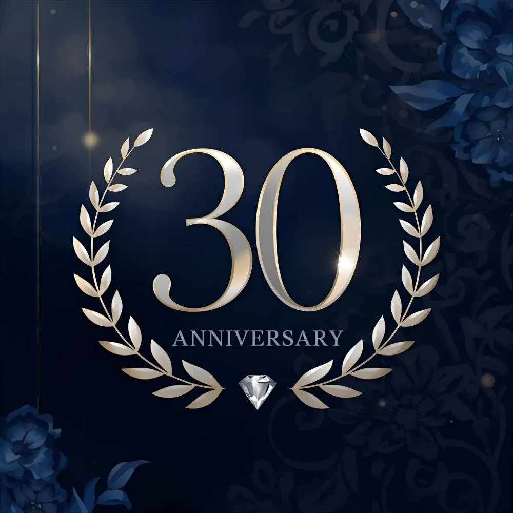 30 Year Anniversary Symbol