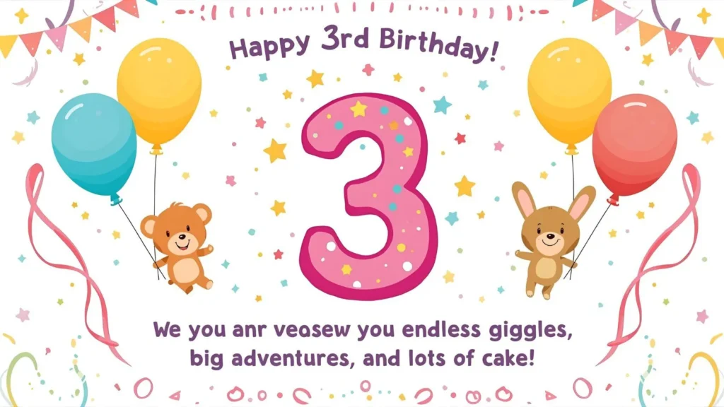 3rd Birthday Quotes