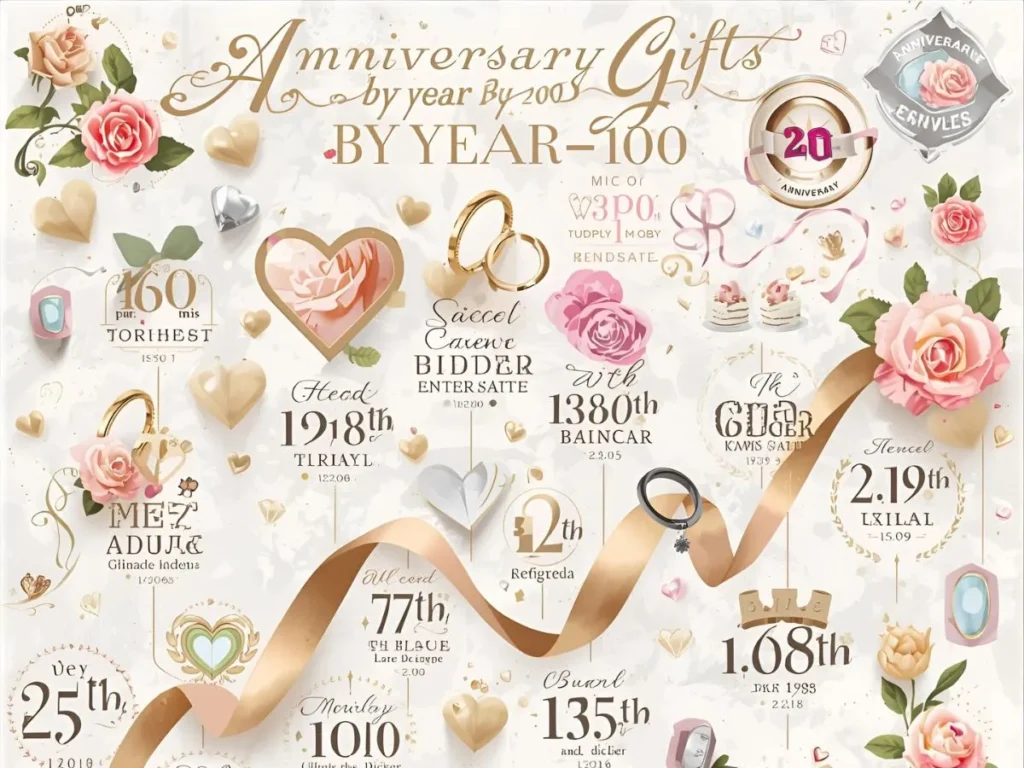 Anniversary Gifts by Year 1-100