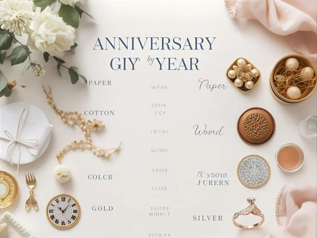 Anniversary Gifts by Year: Traditional and Modern