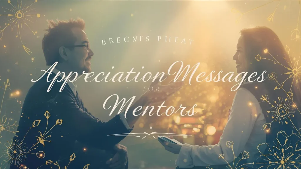 Appreciation Messages for Mentors