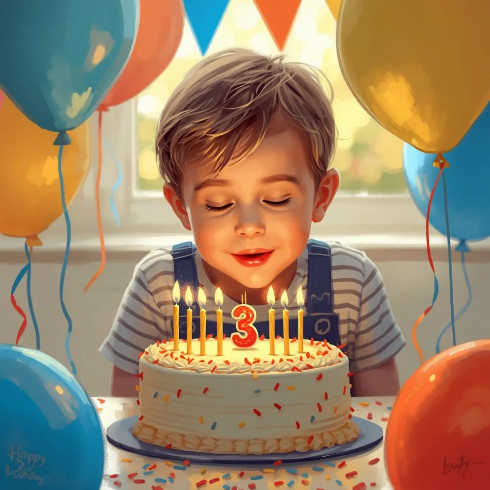 Birthday Wishes for 3 Year Old Nephew