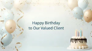 Read more about the article Birthday Wishes for Client