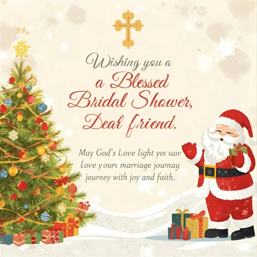 Bridal Shower Card Message Christian