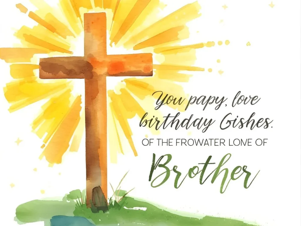 Christian Birthday Wishes for Brother