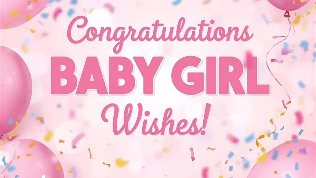 Congratulations Baby Girl Wishes
