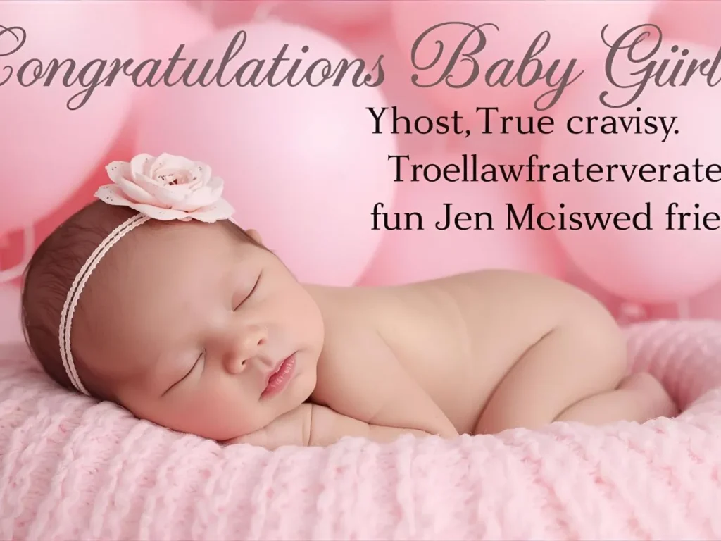 Congratulations for Baby Girl Wishes for Friend