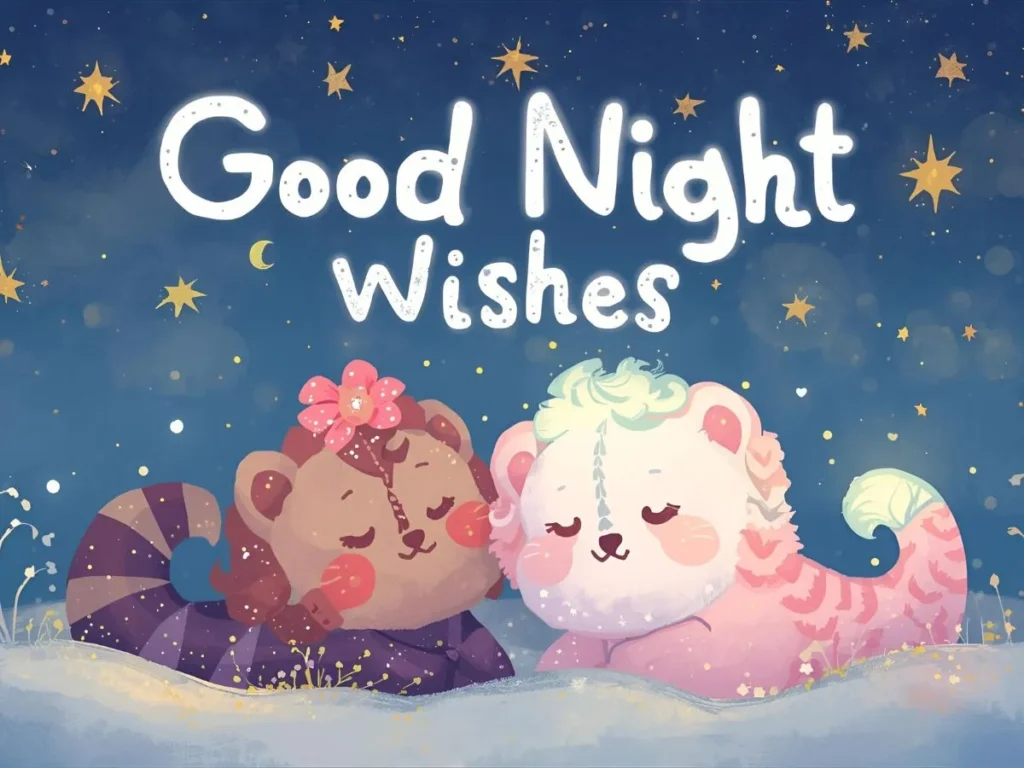 Cute Good Night Wishes Friends
