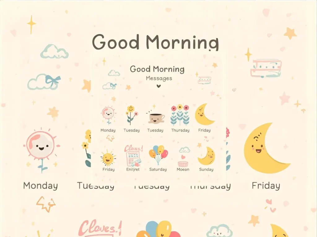 Days of the Week Messages