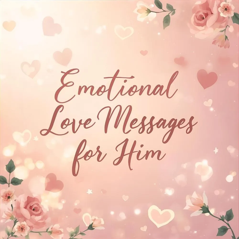 Emotional Love Messages for Him