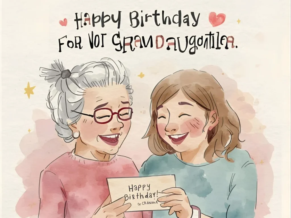Funny Birthday Wishes for Granddaughter from Grandma