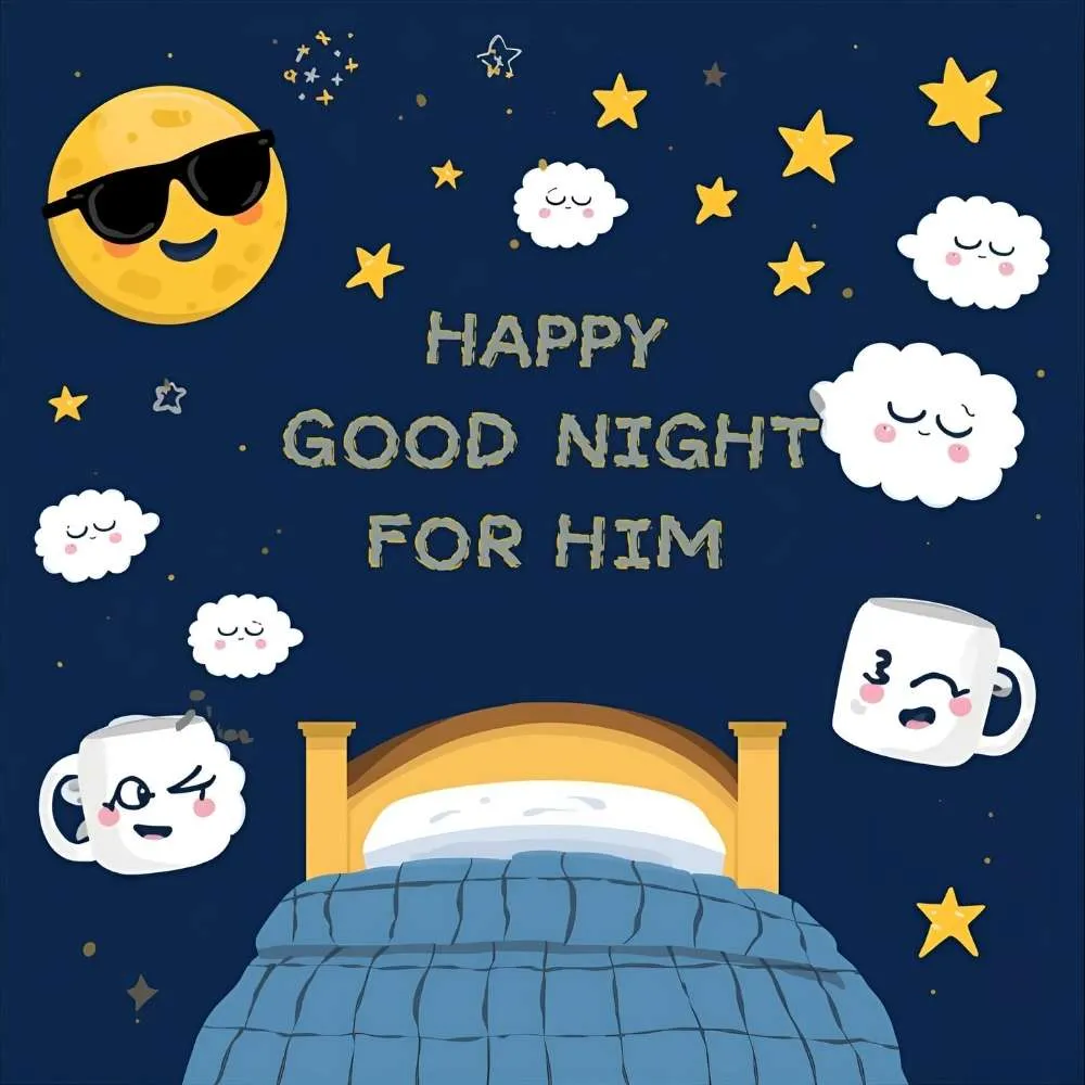 Funny Good Night Messages for Him