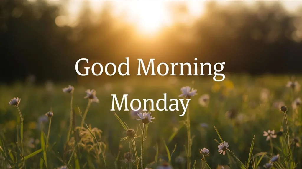 Good Morning Monday Wishes