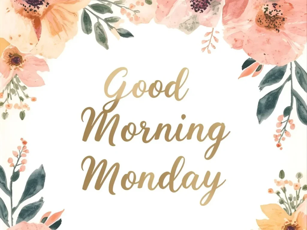 Good Morning Monday Wishes GIF
