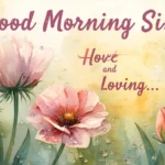 Good Morning Sister Messages