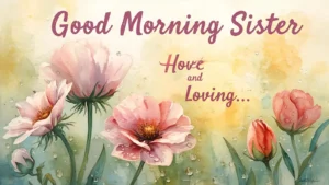 Read more about the article Good Morning Sister Messages