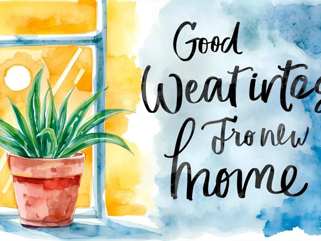 Good wishes for a new home