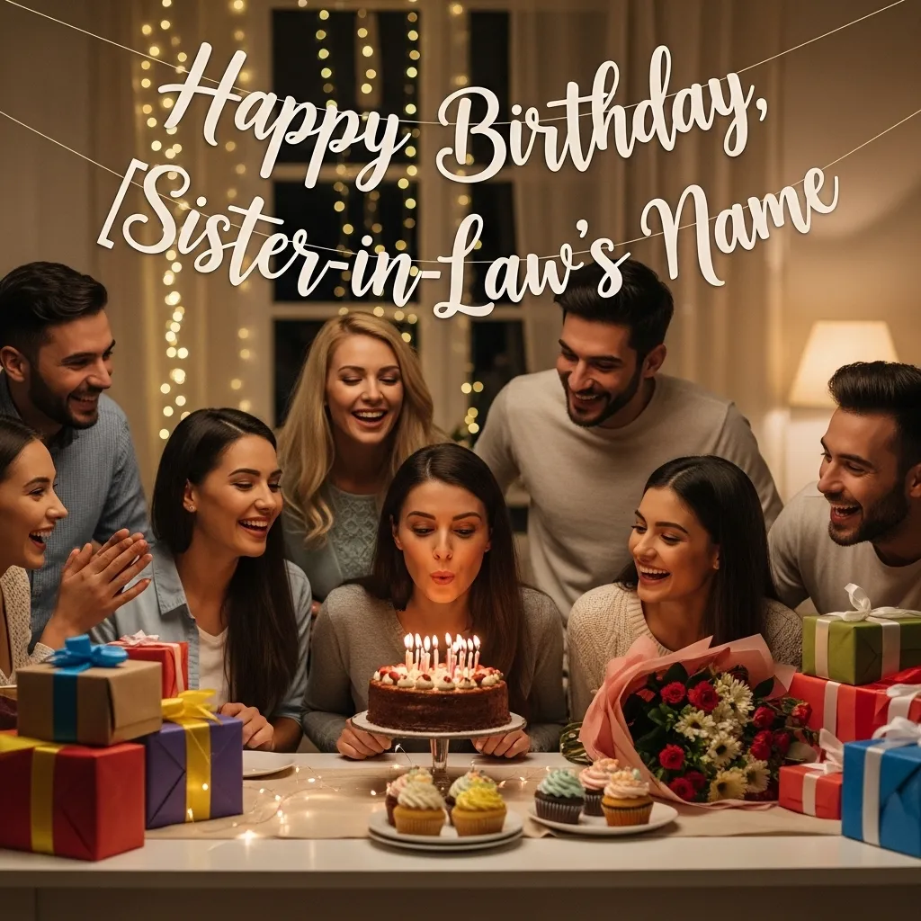 Happy Birthday Message to a Sister in Law