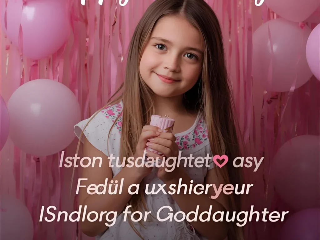 Happy Birthday Wishes for Goddaughter