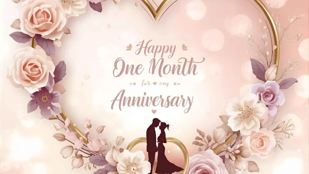 Happy One Month Anniversary Wishes
