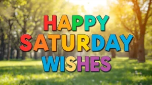 Read more about the article Happy Saturday Wishes 🌟 to Start Your Day with Positivity