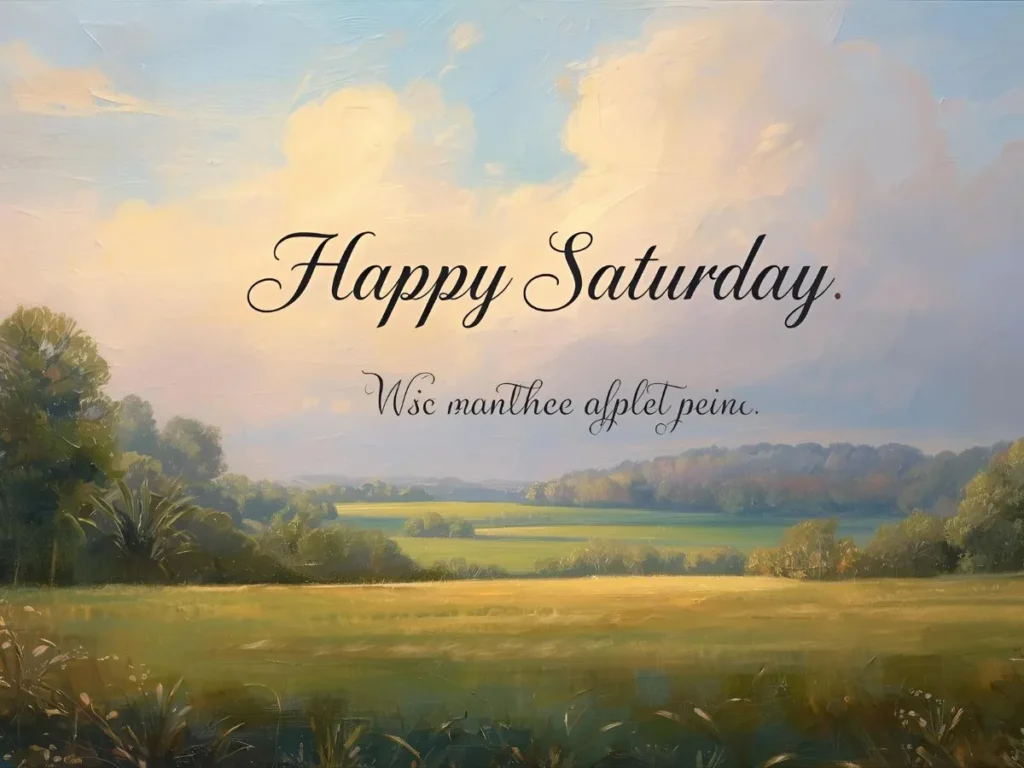 Happy Saturday Wishes Messages