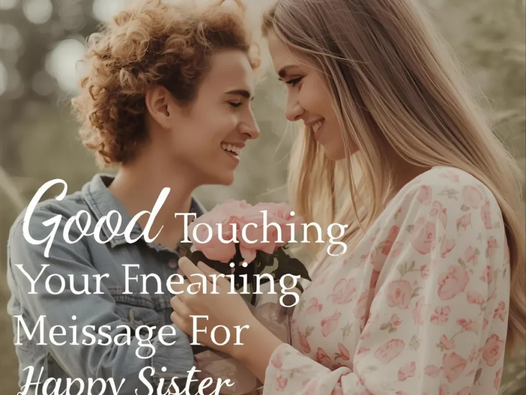 Heart Touching Good Morning Message for My Sister