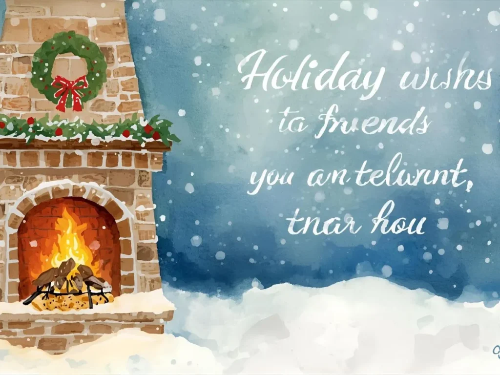 Holiday wishes for friends