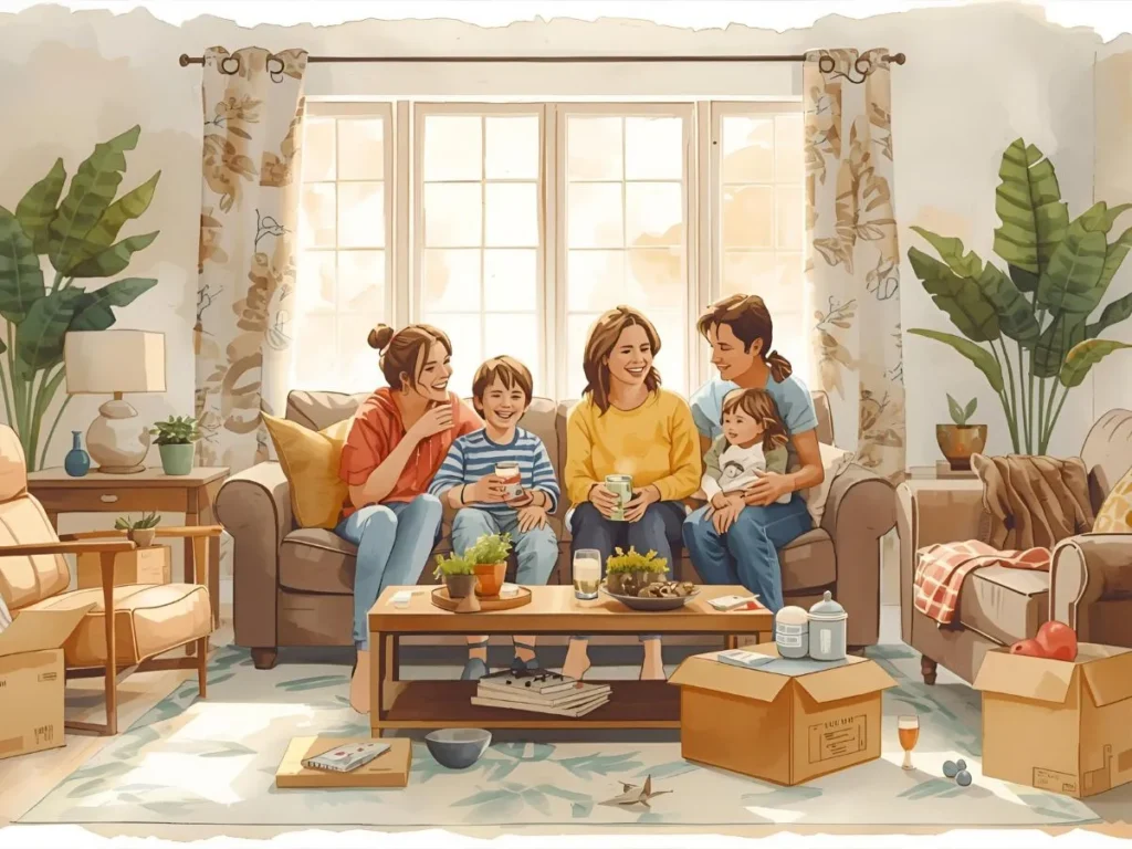 Housewarming wishes to family