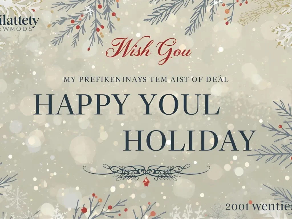 How do you wish someone a happy holiday professionally