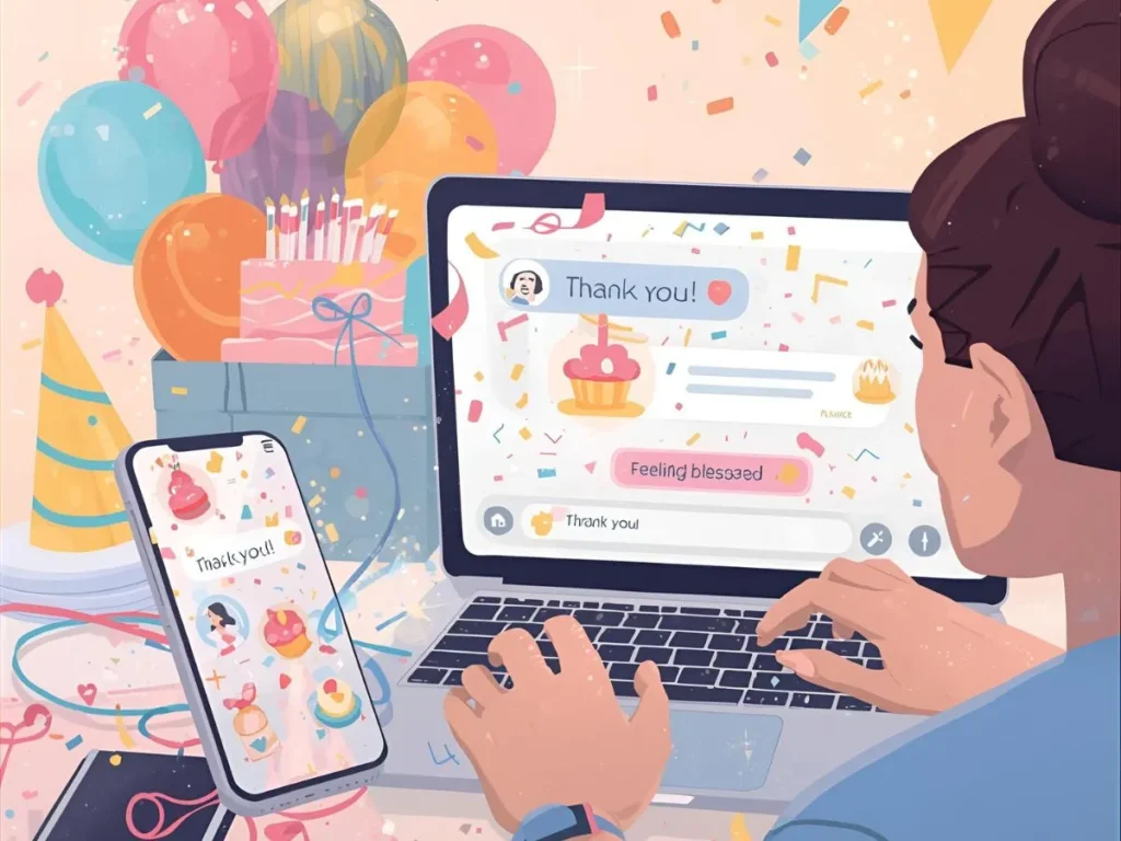 How to Respond to Happy Birthday Wishes