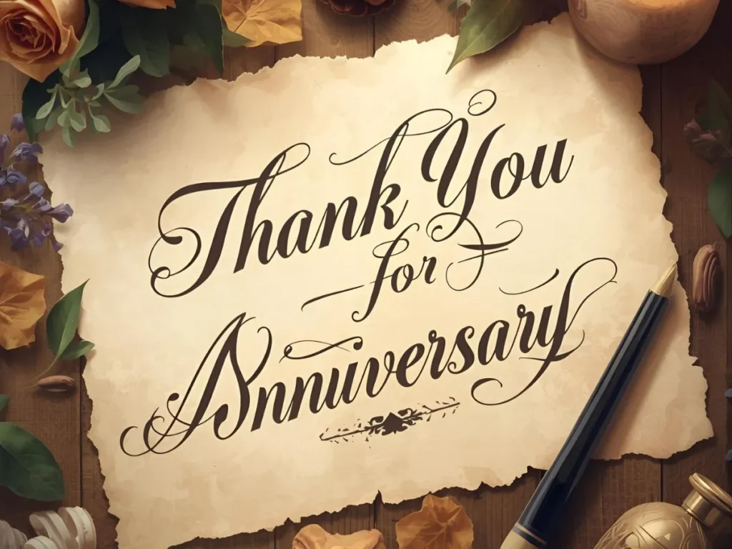How to Say Thank You for Anniversary Wishes