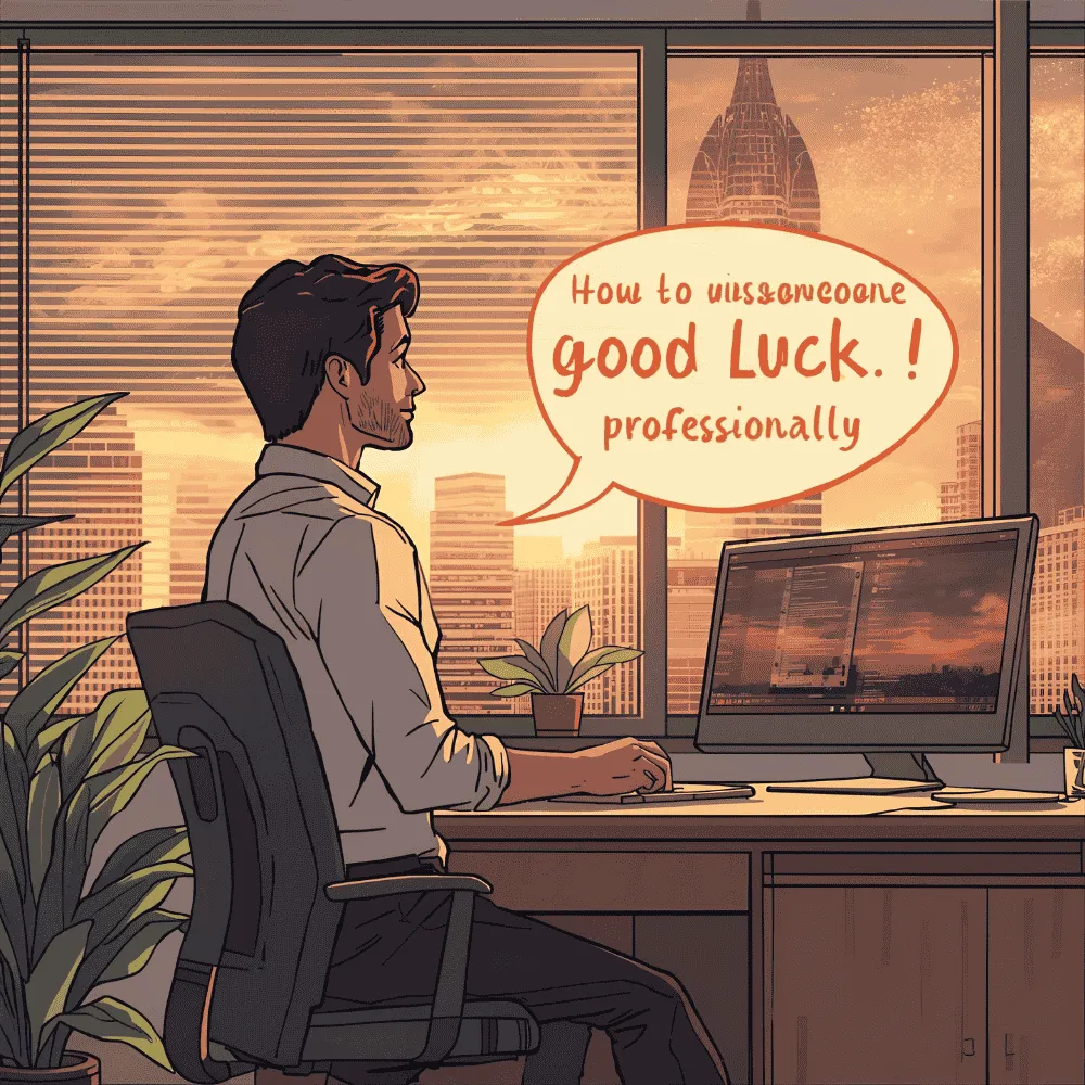 How to Wish Someone Good Luck Professionally