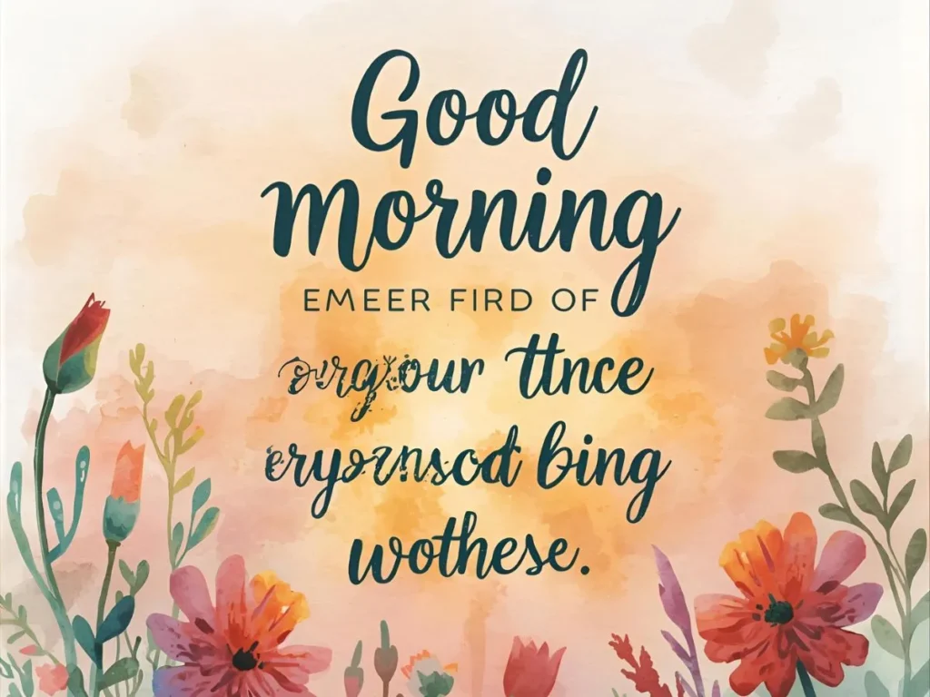 Inspiring Good Morning Quotes