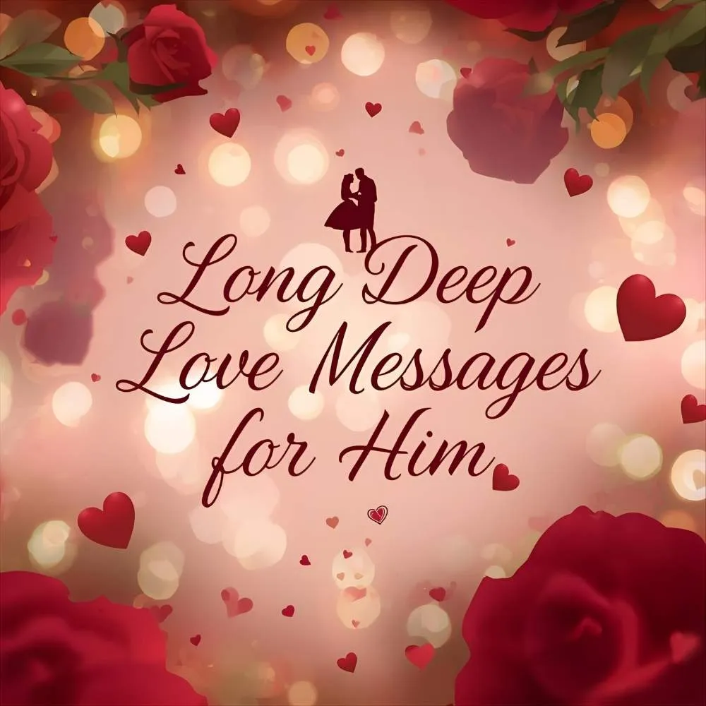 Long Deep Love Messages for Him