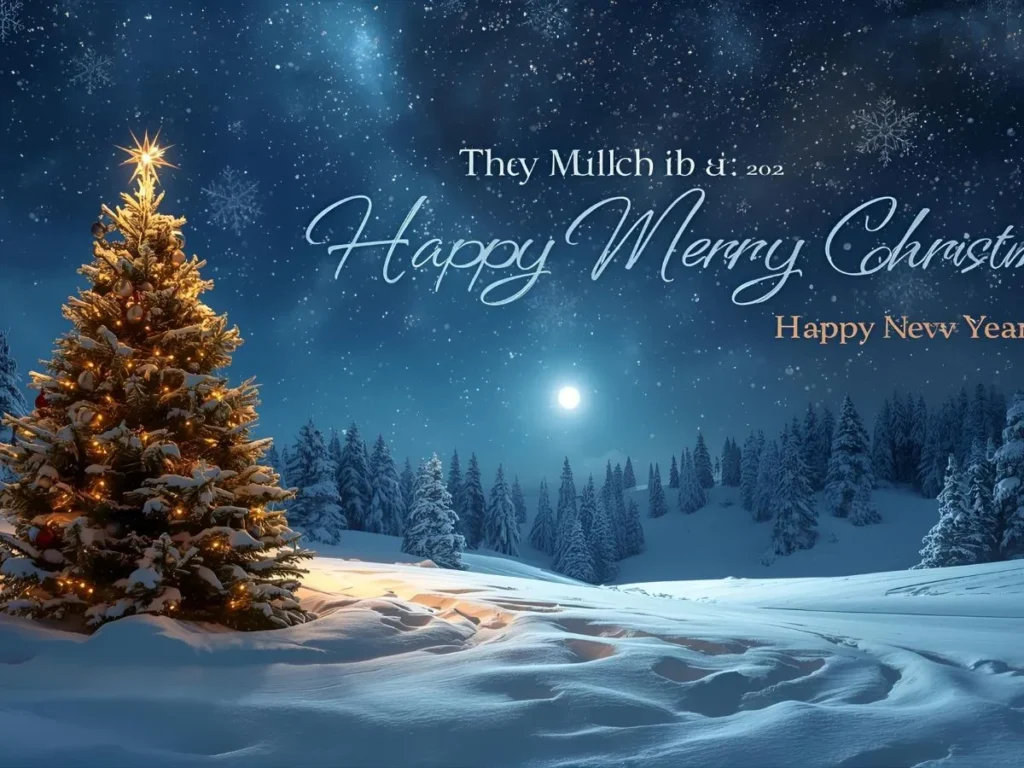 Merry Christmas and Happy New Year Wishes