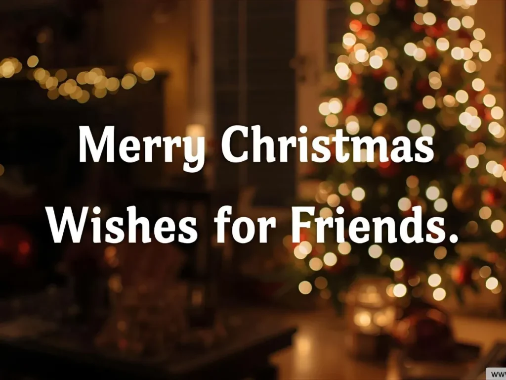 Merry Christmas Wishes for Friends
