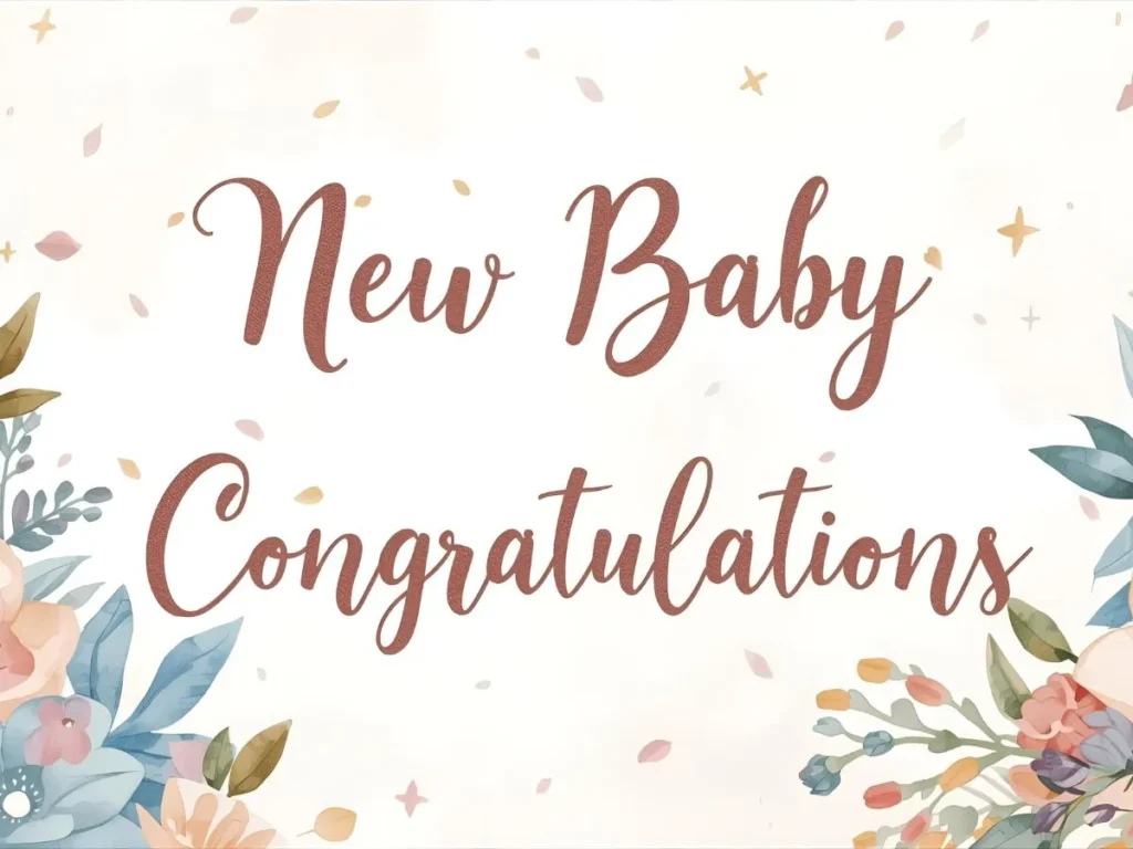 New Baby Congratulations Message