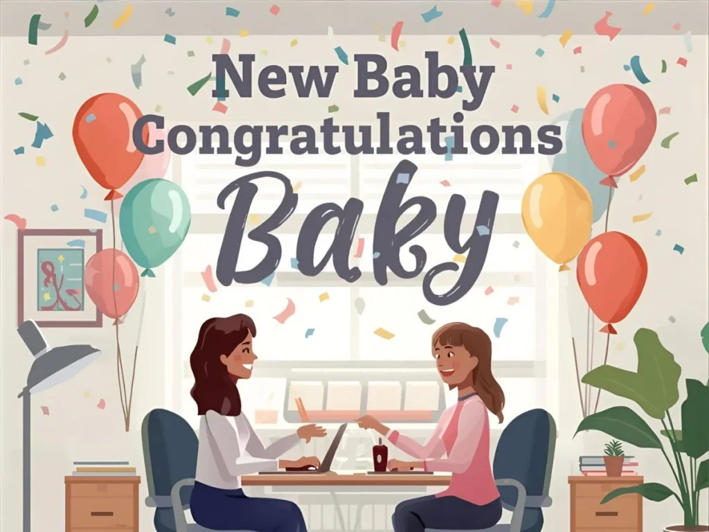 New Baby Congratulations Message Coworker