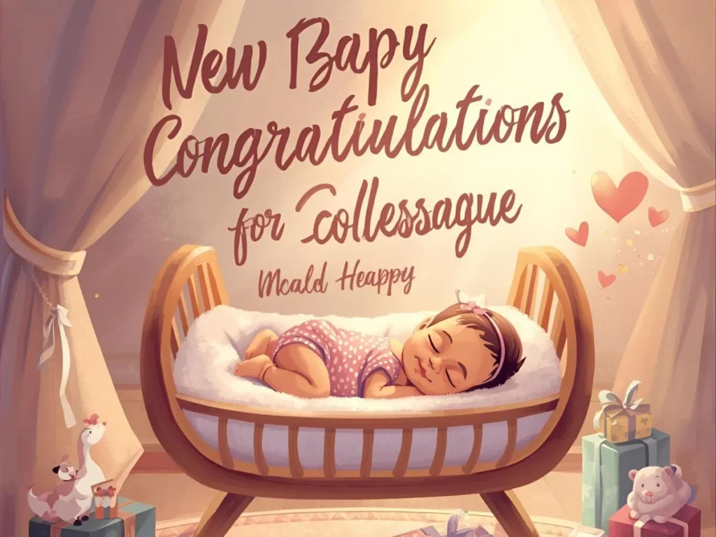 New Baby Congratulations Message for Colleague