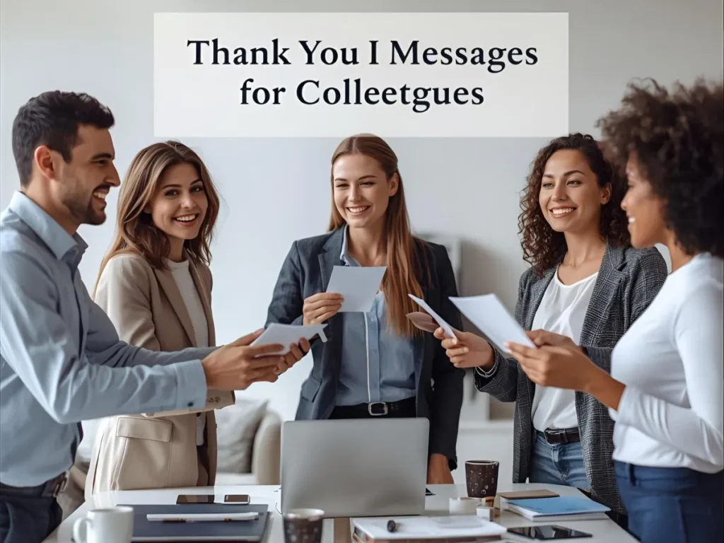 Professional Thank You Messages for Colleagues